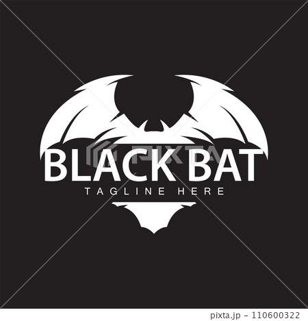 Halloween bat logo bat night animal design vector illustration template Halloween bat logo bat night animal design vector illustration template 110600322