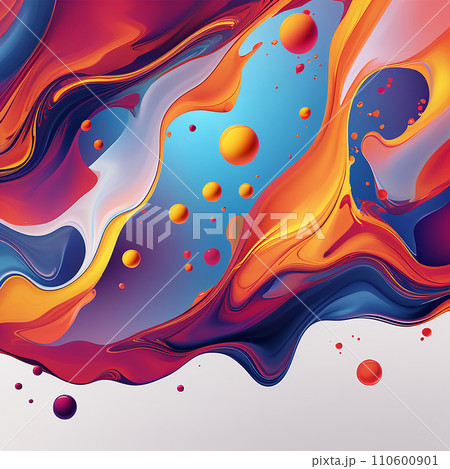 Abstract modern liquid background and texture. Design colorful liquid gradient background for use. Abstract modern liquid background and texture. Design colorful liquid gradient background for use. 110600901
