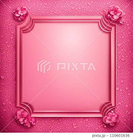 Abstract Valentine day background, valentine texture. Love concept. pink, red background, Valentine day banner design for use. 110601636