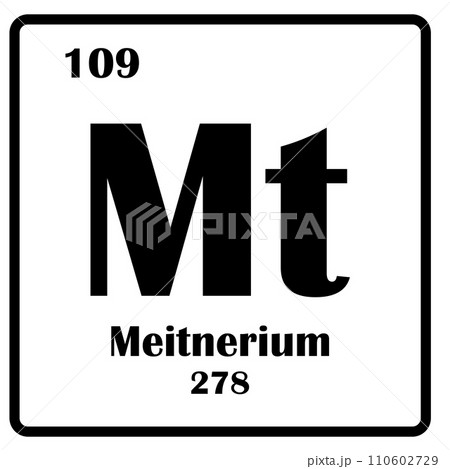 Element Meitnerium icon Element Meitnerium icon 110602729