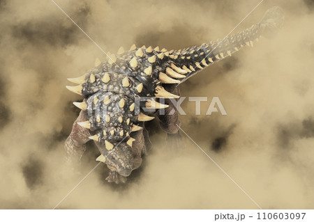 ankylosaurus ,dinosaur in the dark ankylosaurus ,dinosaur in the dark 110603097