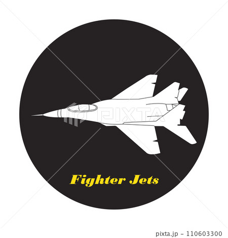 Fighter plane icon 110603300
