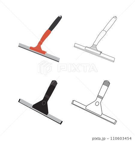 Glass cleaner icon 110603454