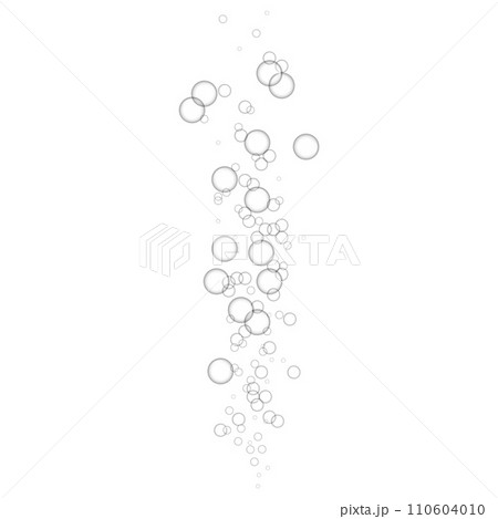 Under sea bubble icon. Realistic illustration of under sea bubble vector icon for web design 110604010