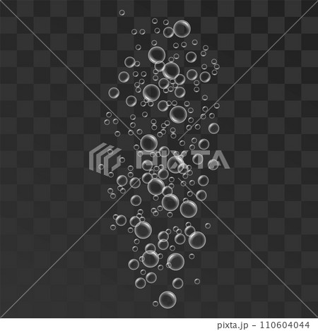 Soda bubbles icon. Realistic illustration of soda bubbles vector icon for web design Soda bubbles icon. Realistic illustration of soda bubbles vector icon for web design 110604044