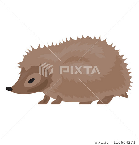 Hedgehog icon. Cartoon of hedgehog vector icon for web design isolated on white background Hedgehog icon. Cartoon of hedgehog vector icon for web design isolated on white background 110604271
