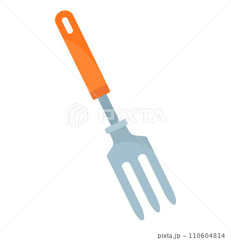 Plant rake icon. Flat illustration of plant rake vector icon for web design 110604814