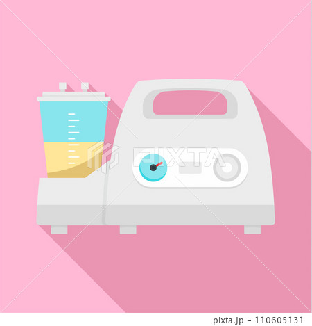 Medical lung device icon. Flat illustration of medical lung device vector icon for web design 110605131