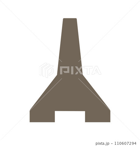Concrete road divider icon Concrete road divider icon 110607294