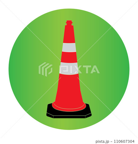 Traffic cone icon 110607304