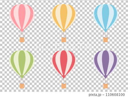 シンプルな気球　 110608100