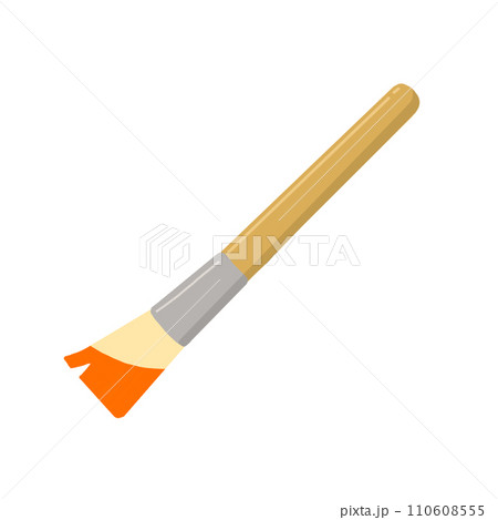 平筆ー橙色ー 110608555