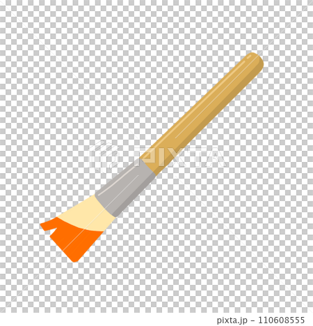 平筆ー橙色ー 110608555