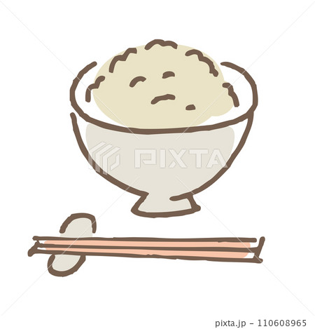 玄米のイラスト(名称なし) 玄米のイラスト(名称なし) 110608965