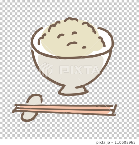 玄米のイラスト(名称なし) 玄米のイラスト(名称なし) 110608965