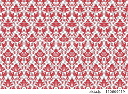 Asian style pattern 31 (red brown) 110609019