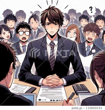 圧迫面接　新社会人 110609191