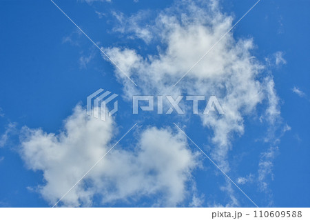 White clouds against blue sky for a backgrounds White clouds against blue sky for a backgrounds 110609588