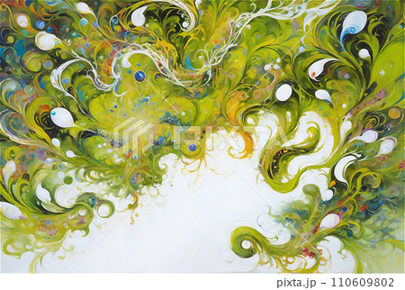 緑のある異世界の風景 AI画像 緑のある異世界の風景 AI画像 110609802