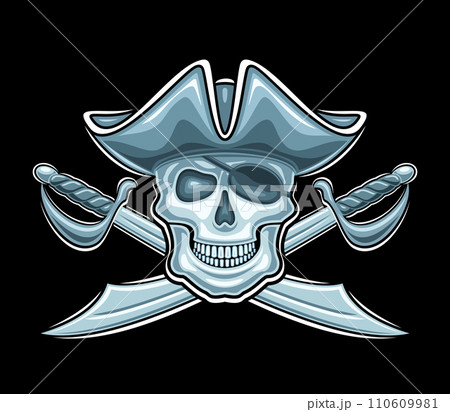 Vector logo for Pirate Skull Vector logo for Pirate Skull 110609981