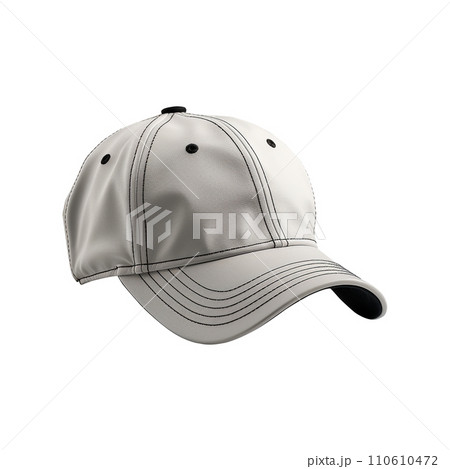 Baseball Cap isolated on white background , photorealistic, AI generated 110610472