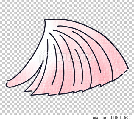 ゆるめシンプル羽　単品　鳥　アナログ風 110611600