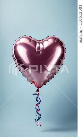 Balloons in the shape of heart background illustration Balloons in the shape of heart background illustration 110612003