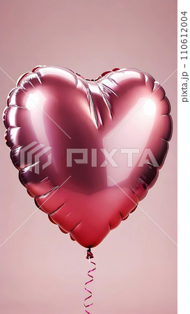 Balloons in the shape of heart background illustration 110612004