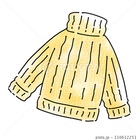 ゆるめシンプルセーター　単品　カラー　アナログ風 110612251