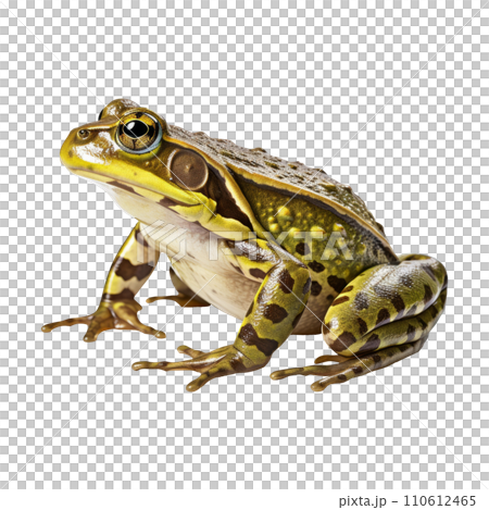 Frog isolated on white background 110612465