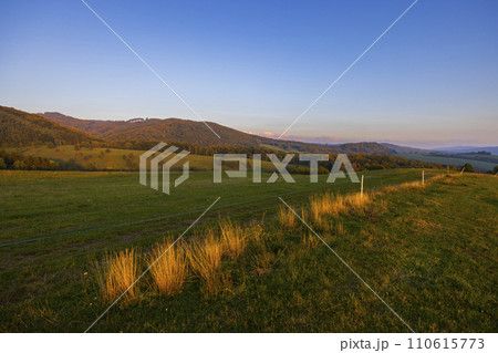 Carpathian mountains landscape, Eastern Slovakia 110615773