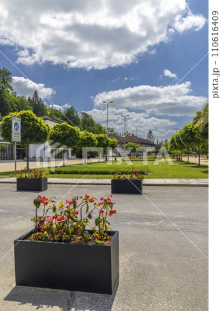 Luhacovice, picturesque spa town in Southern Moravia, Czech Republic 110616409