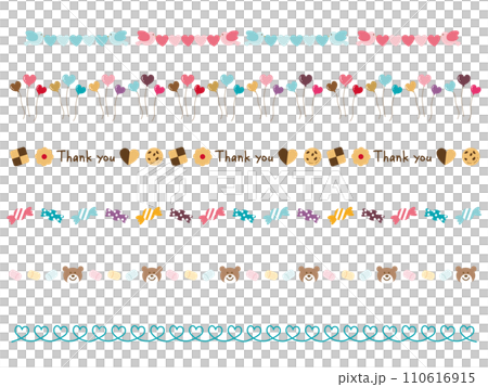 白色情人節裝飾邊框集 110616915