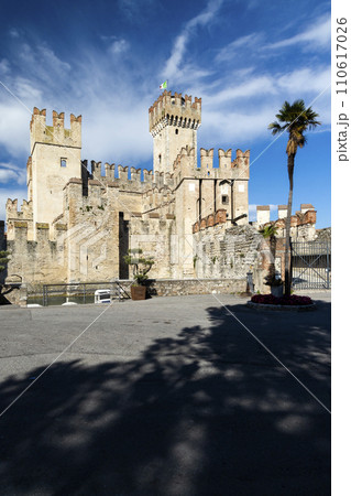 Sirmione castle, Lake Garda, Lombardy region, Italy 110617026
