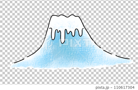 Loose and simple Mt. Fuji single item color analog style Loose and simple Mt. Fuji single item color analog style 110617304