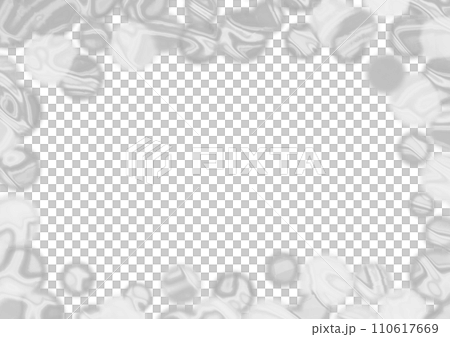 Monochrome polka dot frame illustration material Monochrome polka dot frame illustration material 110617669