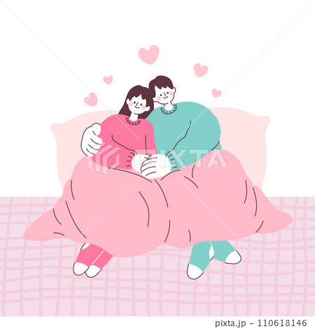 カップル 夫婦 二人 110618146