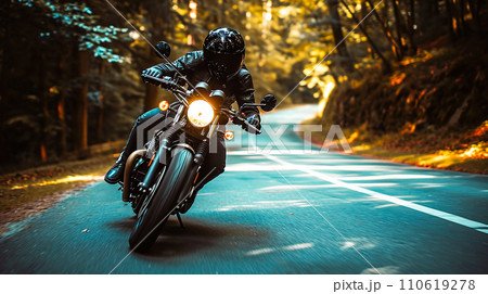 バイクでツーリング 110619278