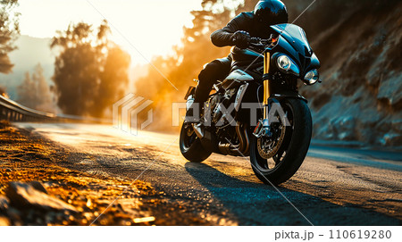バイクでツーリング 110619280