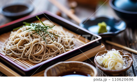 日本のざる蕎麦 110620696