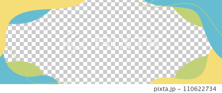 Fluid shape frame Abstract loose frame of fluid/liquid Yellow, blue, green, horizontal, horizontal material Fluid shape frame Abstract loose frame of fluid/liquid Yellow, blue, green, horizontal, horizontal material 110622734