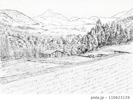 森の中の小屋 110623139