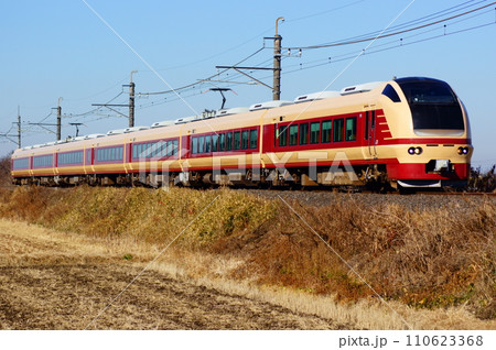 E653系国鉄色・成田線入線！　特急開運成田山初詣栃木号 110623368