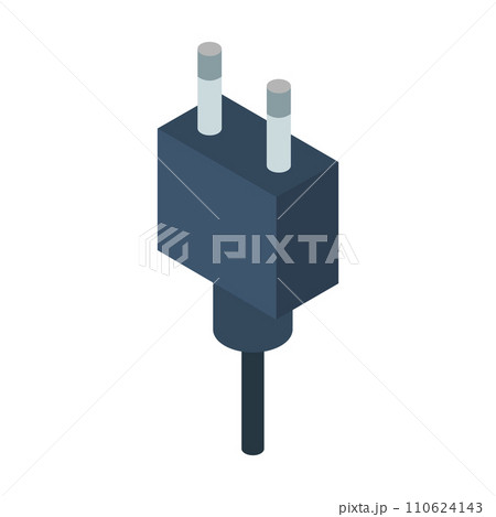Isometric plugのイラスト素材 [110624143] - PIXTA