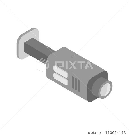 Surveillance camera isometric 110624148