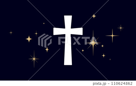 Christian religious cross sign 110624862