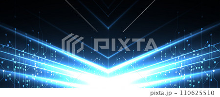 Abstract vector background. Futuristic technology style. Elegant background for business tech presentations. 110625510