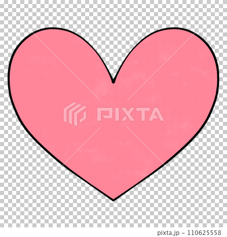 Pink Heart illustration 110625558