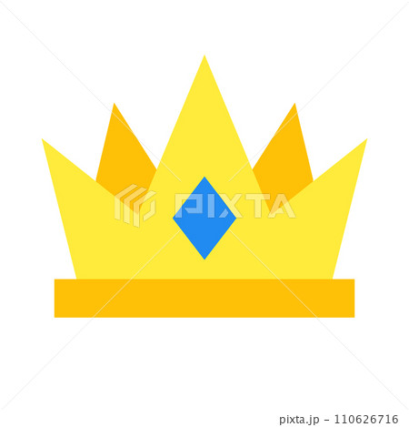 王冠を表すカラースタイルのアイコン 110626716