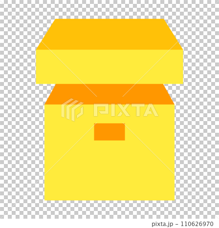 Color style icon representing a box Color style icon representing a box 110626970